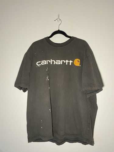 Carhartt × Streetwear × Vintage Thrashed Logo T Sh