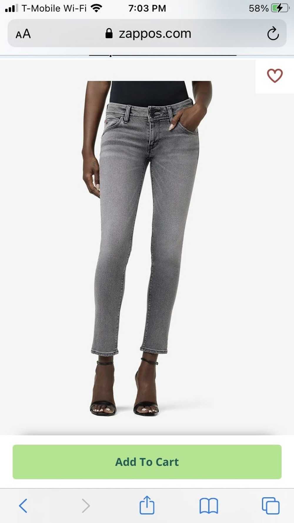 Hudson Hudson Jeans Collin Midrise Skinny Stone G… - image 12