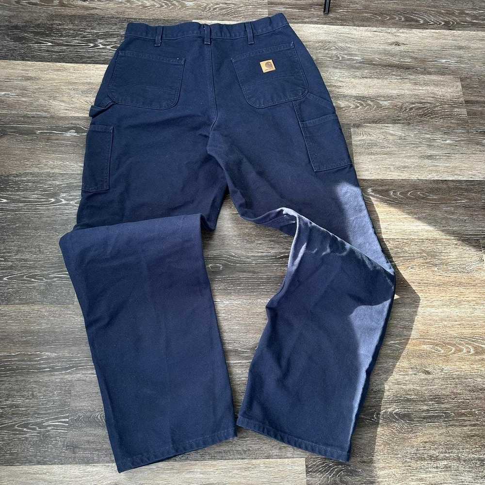 Carhartt carhartt navy work pants - image 3