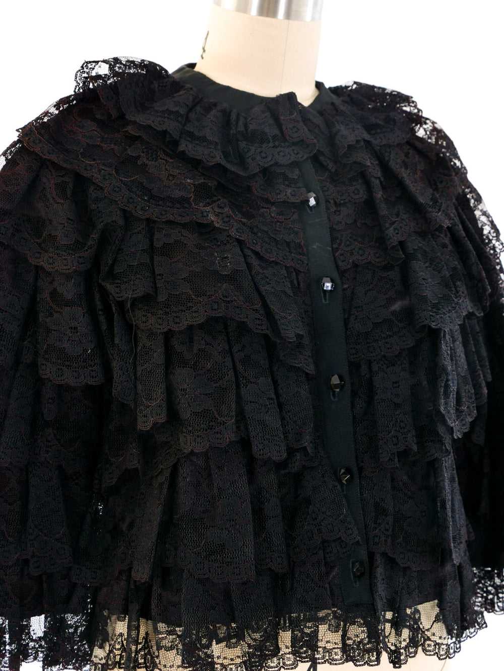 Scott Barrie Tiered Lace Jacket - image 2