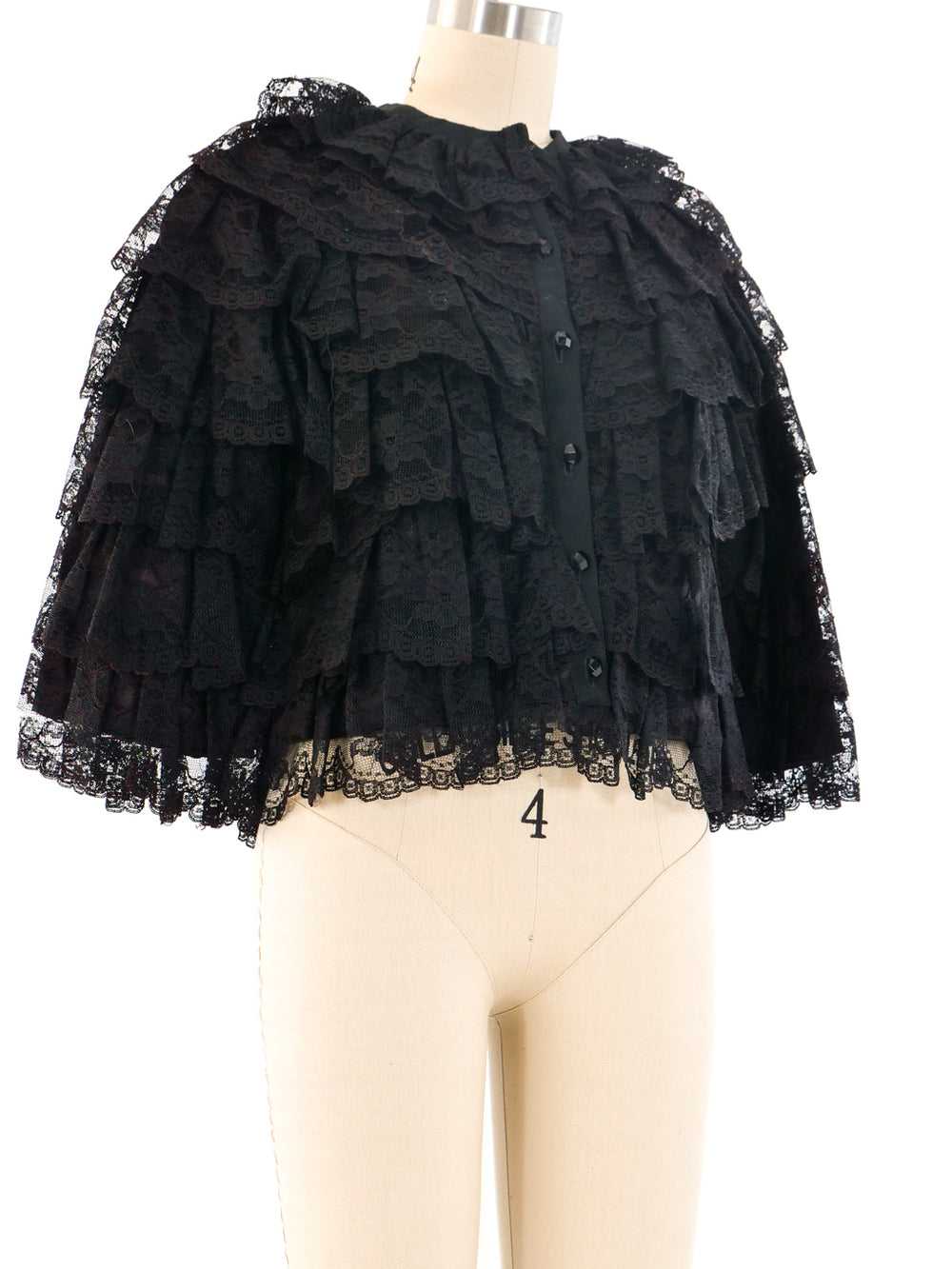 Scott Barrie Tiered Lace Jacket - image 3