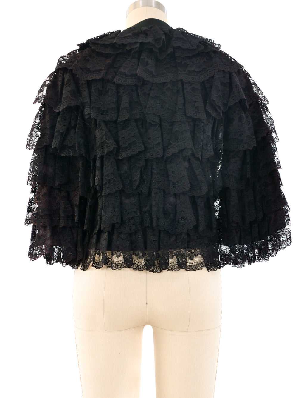 Scott Barrie Tiered Lace Jacket - image 4