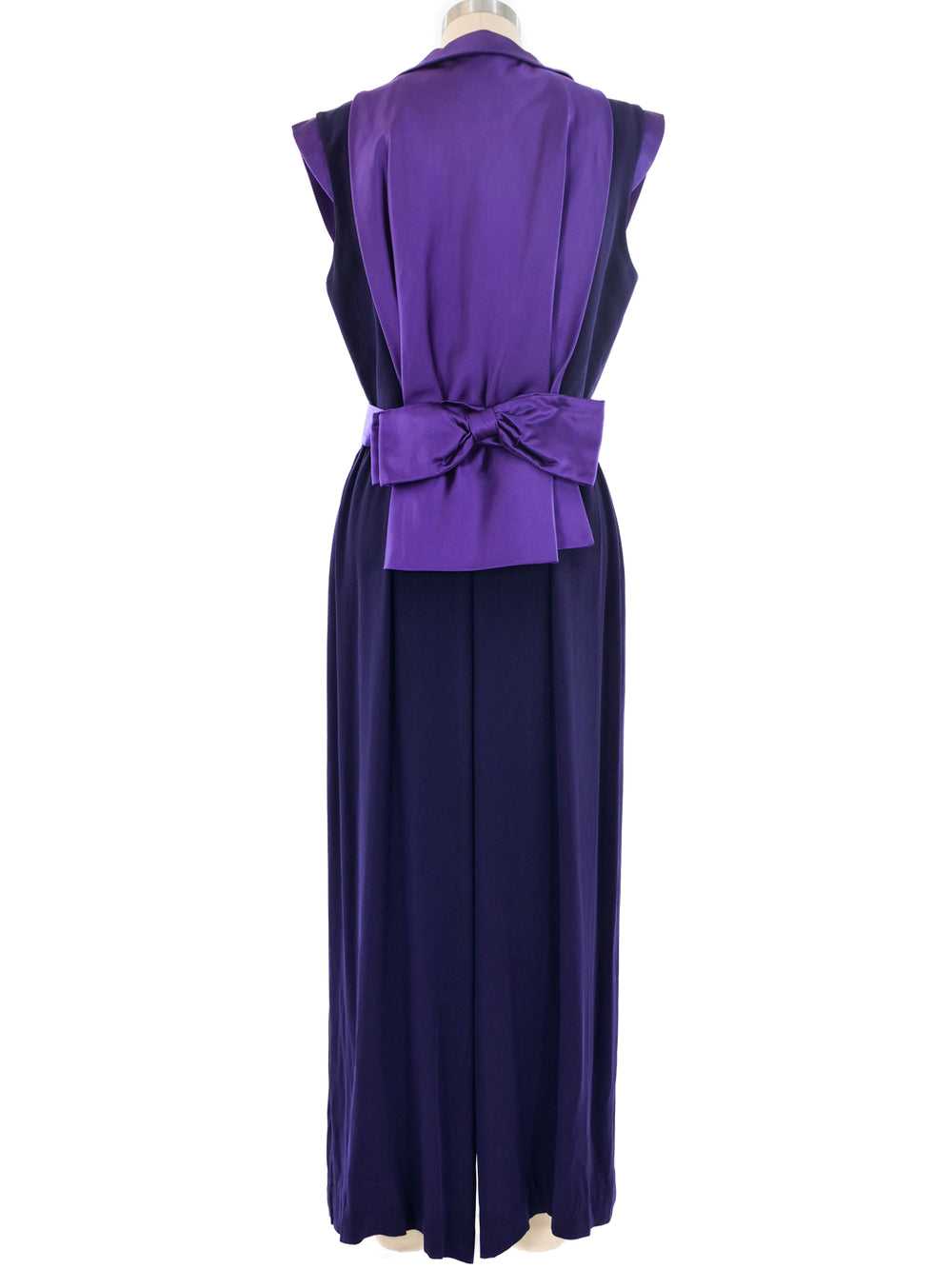 Christian Lacroix Amethyst Satin Jumpsuit - image 5