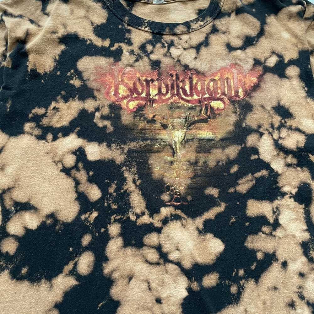 Band Tees × Vintage Vintage Y2K Bleach Dyed Korpi… - image 3