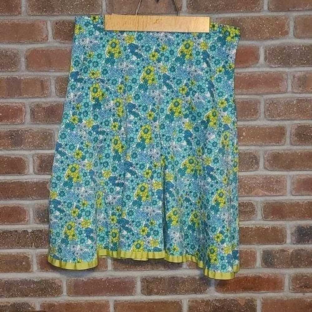 Other Paniz Large A-Line Floral Patterned Skirt - image 1