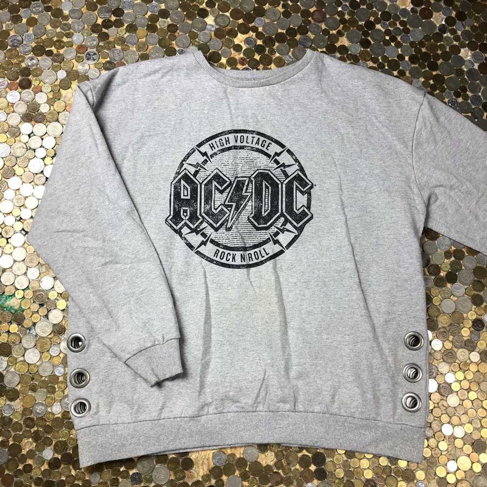 Ac/Dc × Vintage AC/DC Vintage crewneck sweatshirt… - image 1