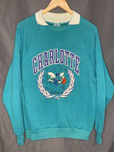 NBA × Vintage 1988 Charlotte Hornets Collared Swea