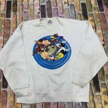 Vintage Philadelphia Eaglese Football Looney Tunes Sweatshirt - Wiseabe  Apparels