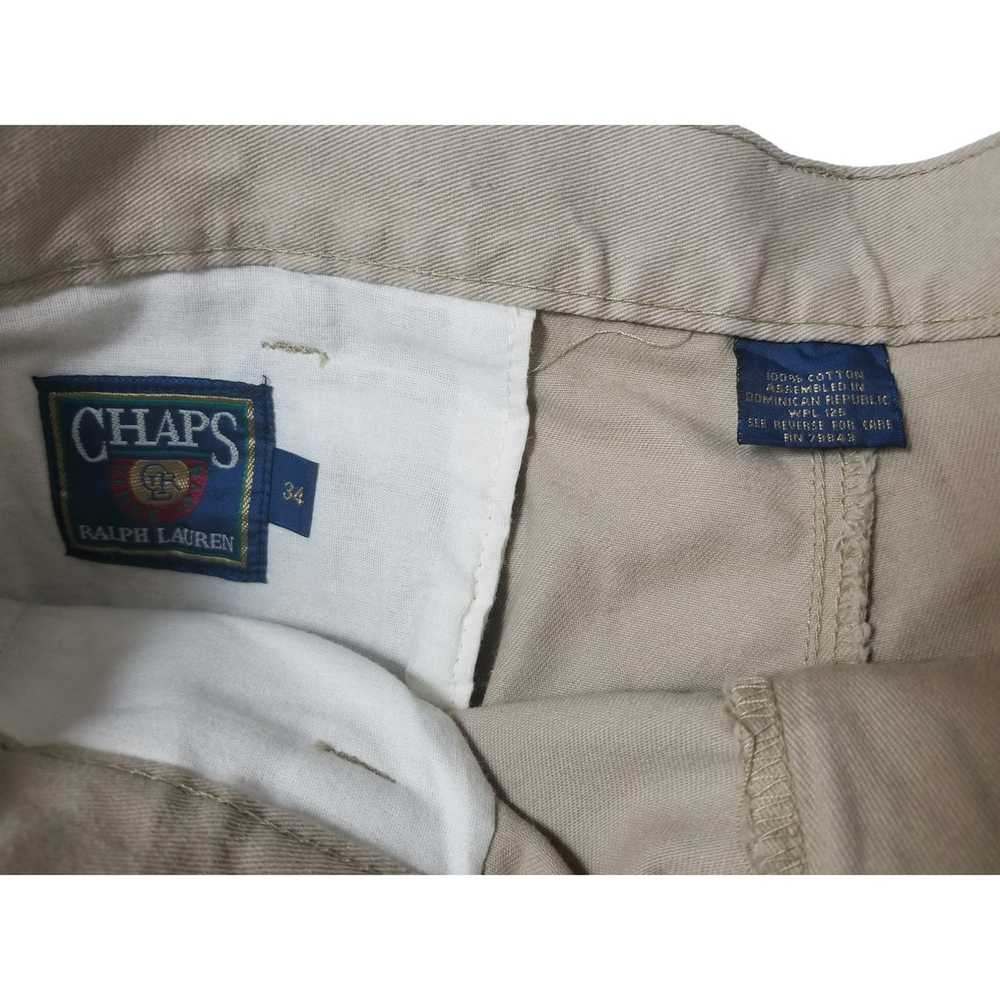 Chaps Beige CHAPS RALPH LAUREN Chino Shorts - 34" - image 5