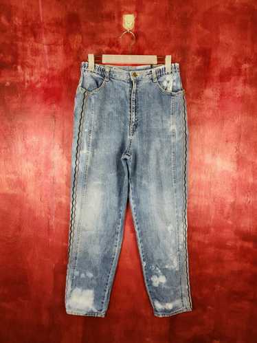 Nancy Bolen Slim R Jeans Womens Size 8 Blue Bootcut High Rise Pants