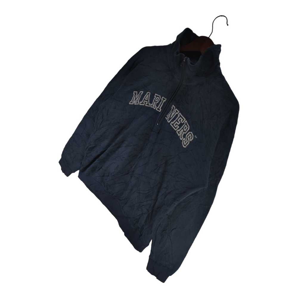 MLB × Uniqlo Mariners MLB Sweatshirt Half Zip - image 2