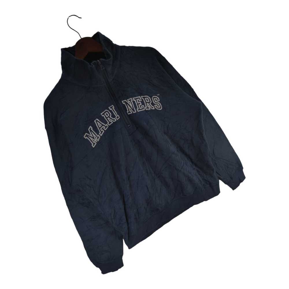 MLB × Uniqlo Mariners MLB Sweatshirt Half Zip - image 3