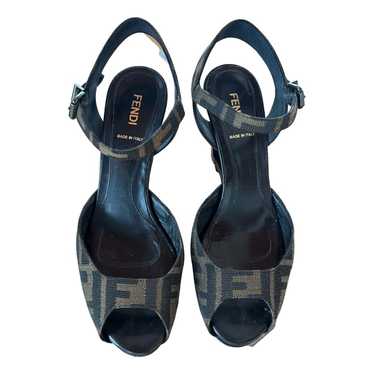 Fendi Cloth sandals - image 1