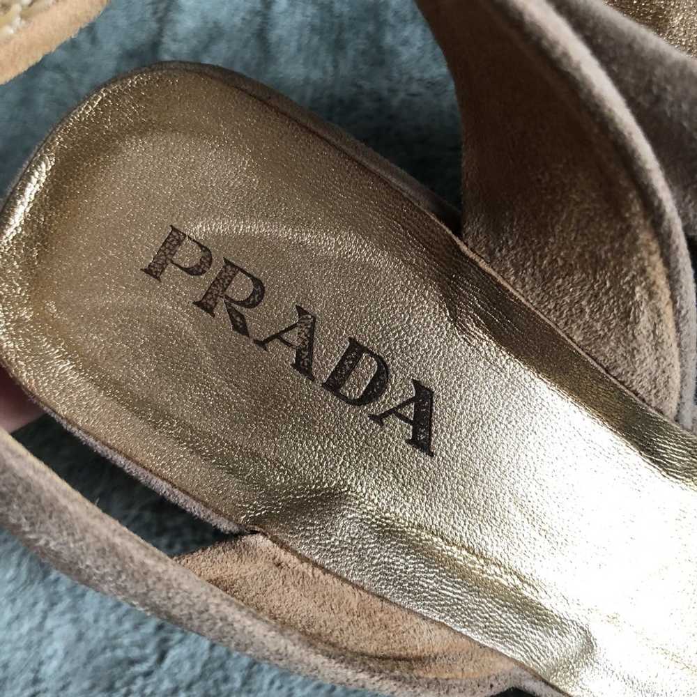 Prada PRADA Suede Leather Heels Woman’s Shoes - image 3
