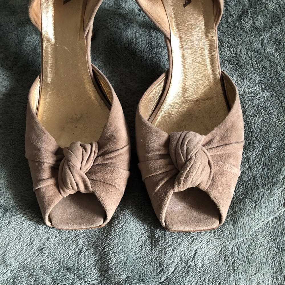 Prada PRADA Suede Leather Heels Woman’s Shoes - image 4
