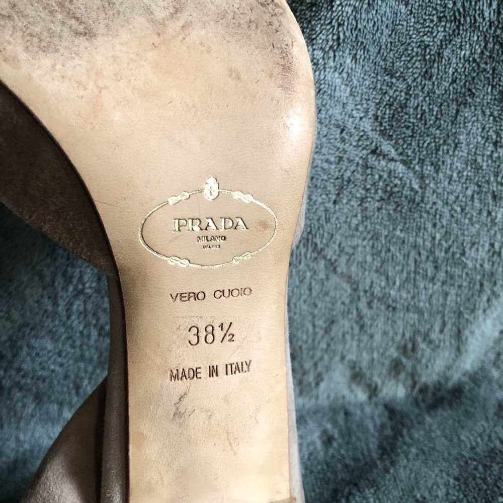 Prada PRADA Suede Leather Heels Woman’s Shoes - image 5