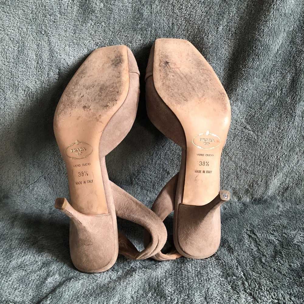 Prada PRADA Suede Leather Heels Woman’s Shoes - image 7