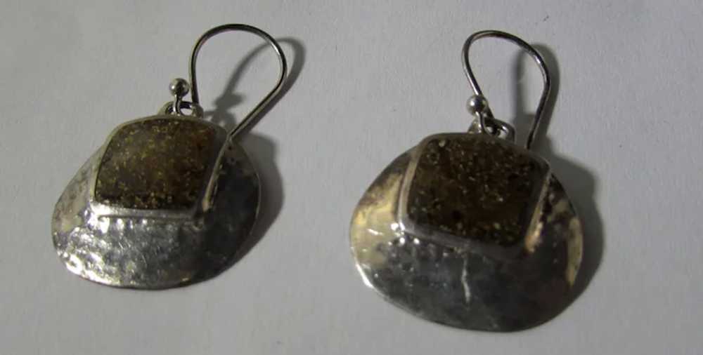 Native American Sterling Silver Earrings for Pier… - image 10