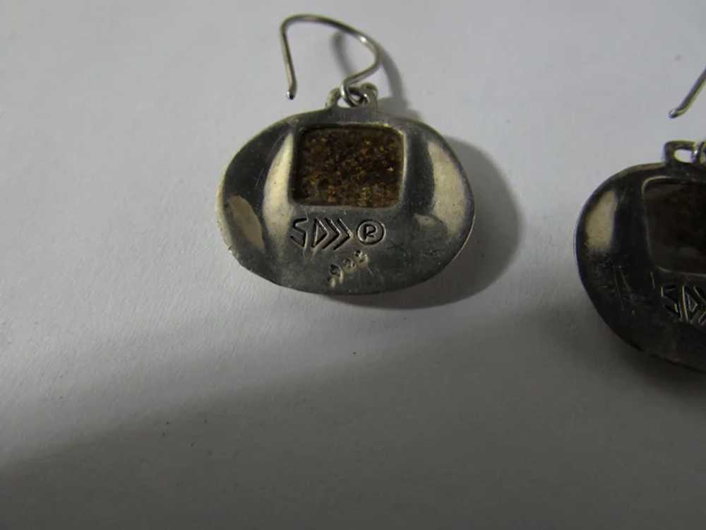 Native American Sterling Silver Earrings for Pier… - image 12