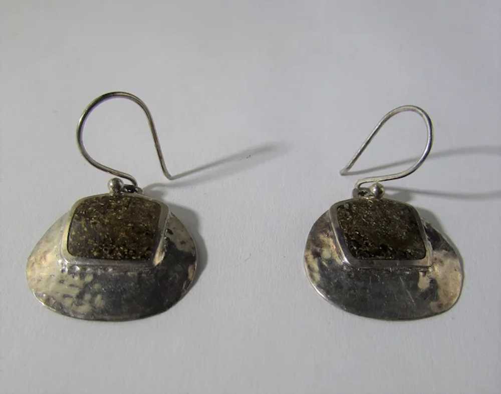 Native American Sterling Silver Earrings for Pier… - image 3