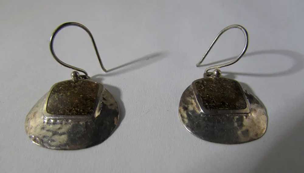 Native American Sterling Silver Earrings for Pier… - image 7