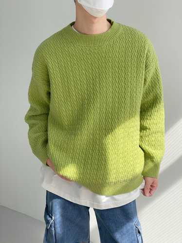 Coloured Cable Knit Sweater × Streetwear × Vintag… - image 1