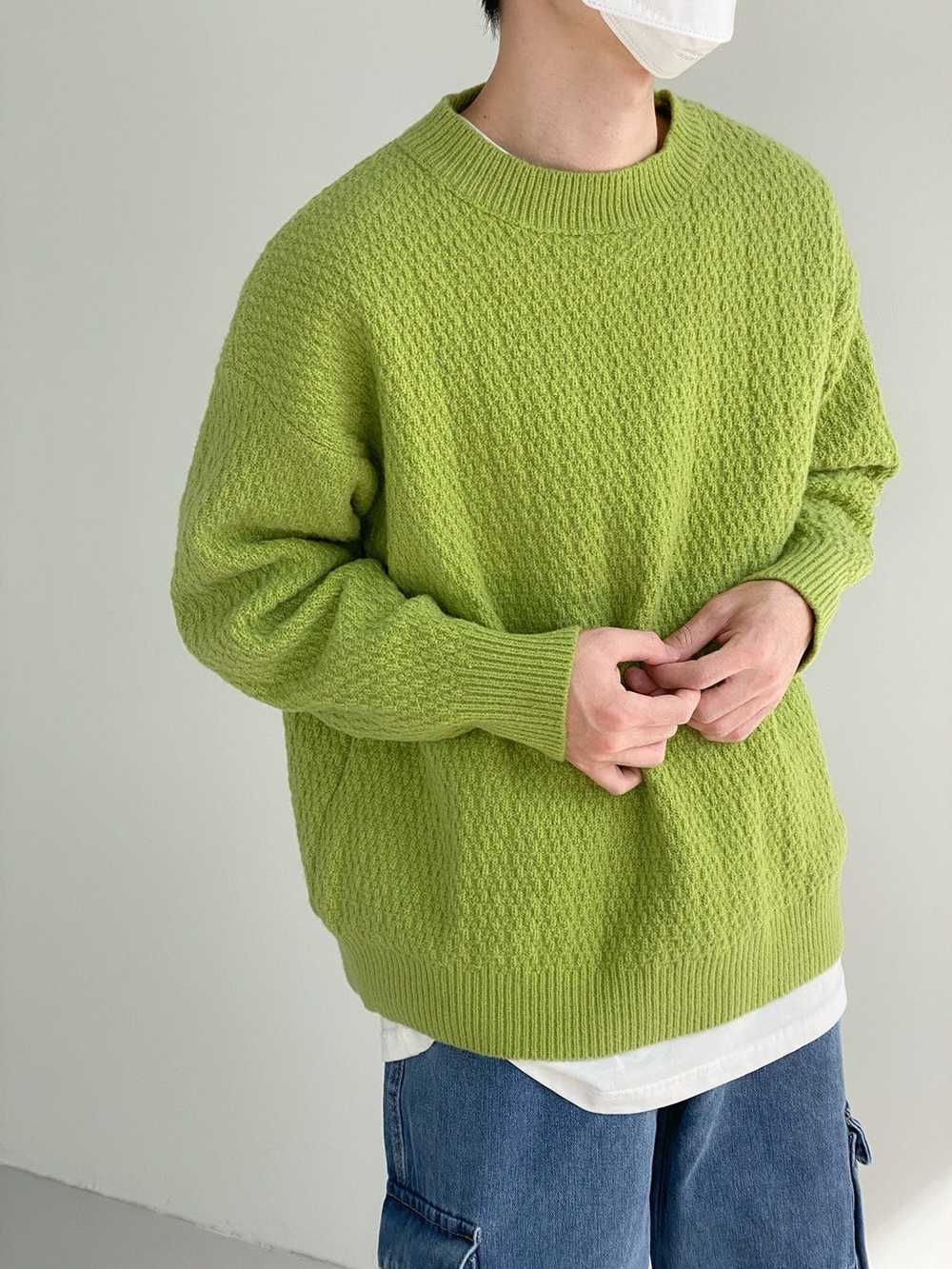 Coloured Cable Knit Sweater × Streetwear × Vintag… - image 5