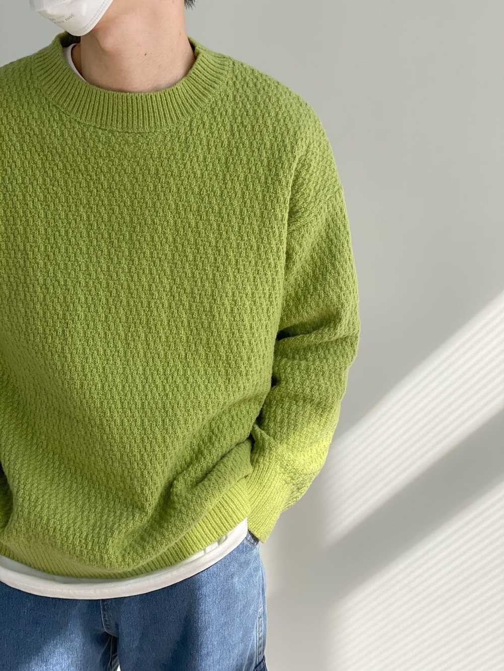 Coloured Cable Knit Sweater × Streetwear × Vintag… - image 7