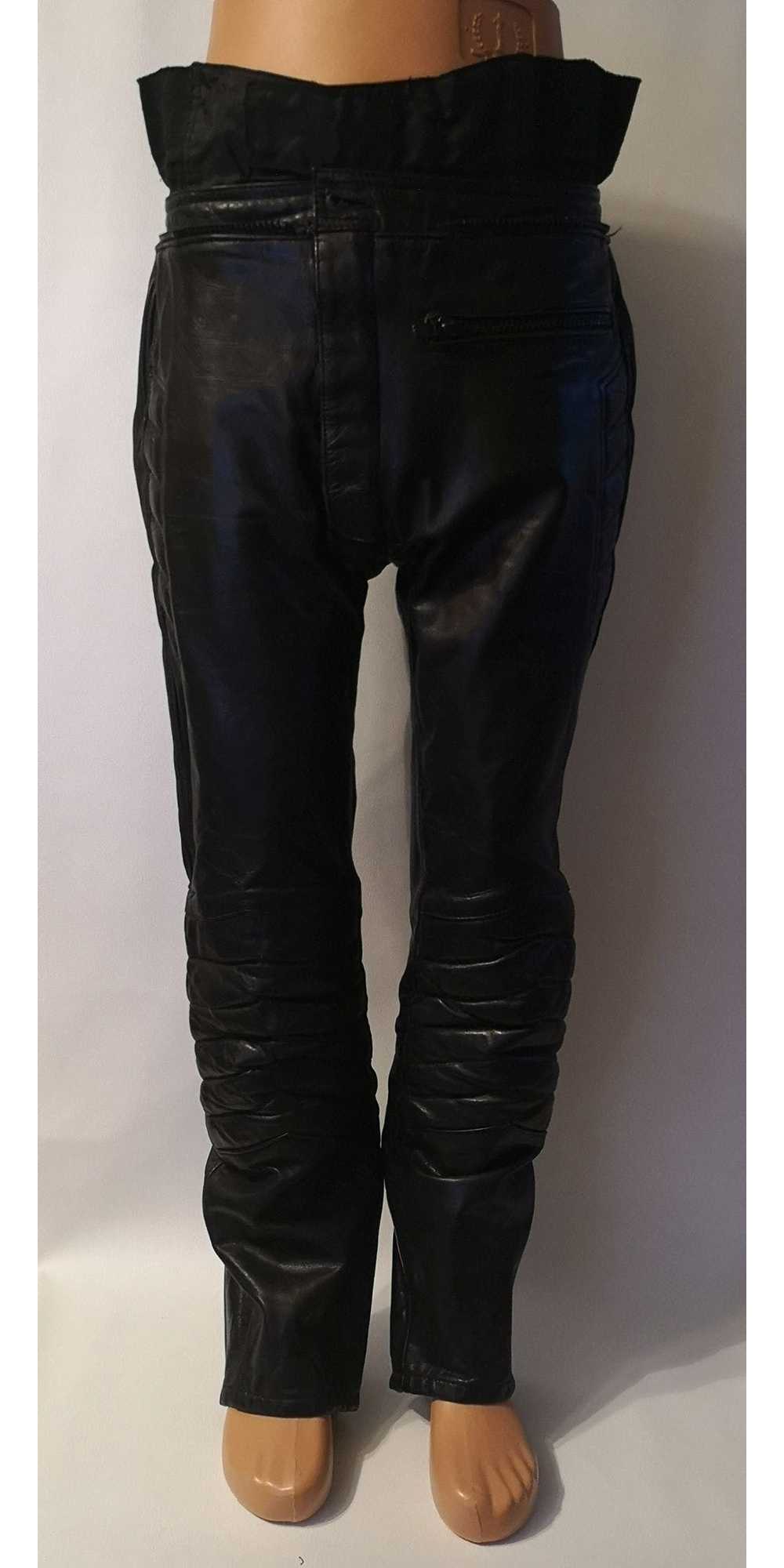 Vintage IXS Leather Motorcycle Biker Racing Pants… - image 1