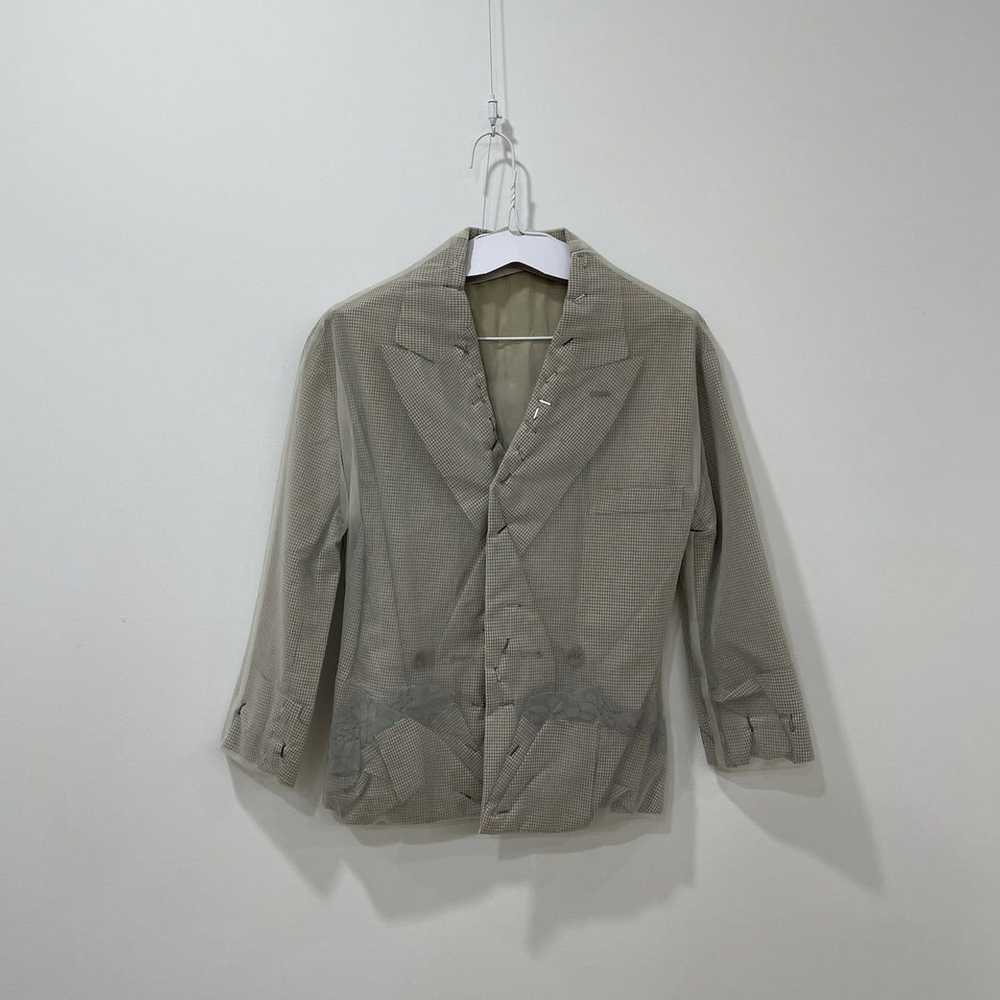 Undercover Undercover 2002 SS Tulle layered Blazer - image 1