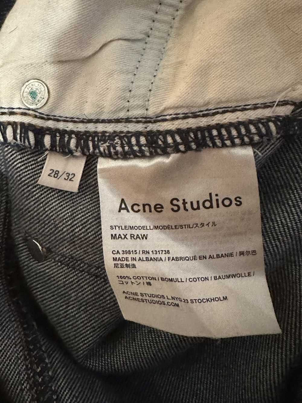 Acne Studios Acne Studios Max Raw Denim Jeans - image 4