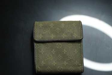 Louis Vuitton Vert Olive Monogram Vernis Leather Small Ring Agenda Cover Green