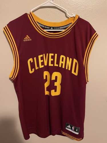 Mitchell&Ness】Men's New Original NBA 2016 Cleveland Cavaliers #23 LeBron  James Vintage Jersey Short Black
