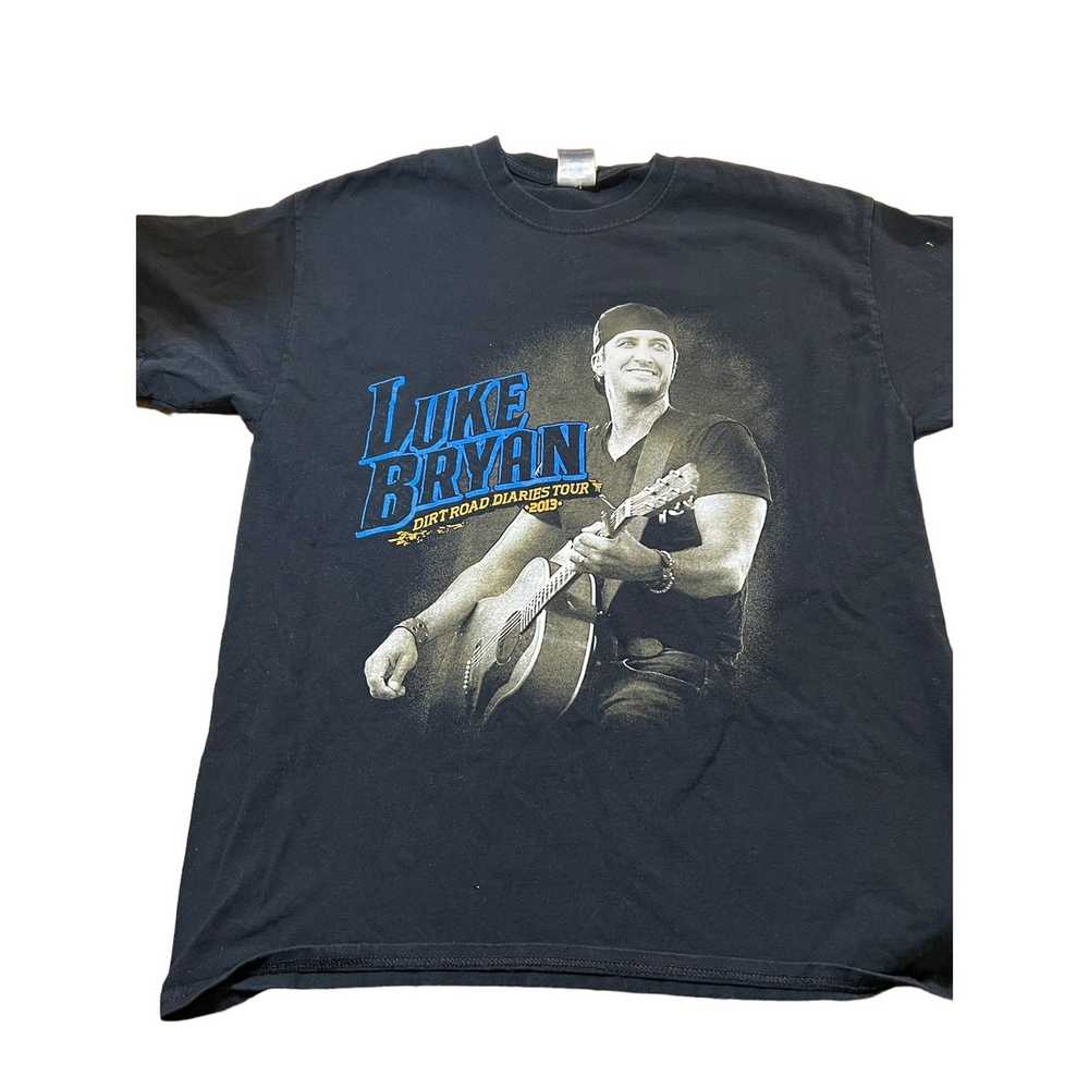 Gildan Luke Bryan Shirt Dirt Road Diaries Tour 20… - image 1