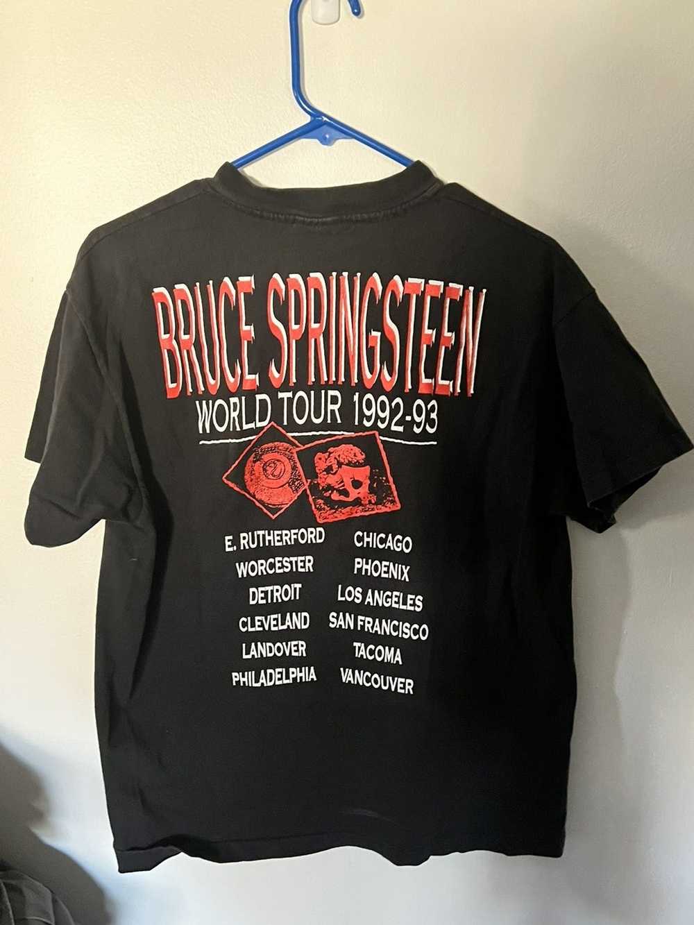 Band Tees × Vintage Vintage 90s Made in USA Bruce… - image 1