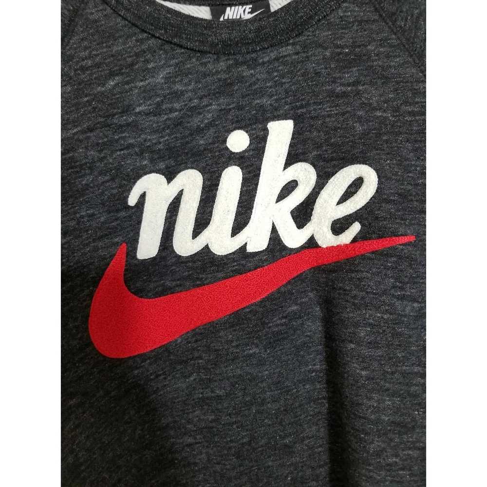 Nike Charcoal Black NIKE Fleece Logo Sweatshirt -… - image 3