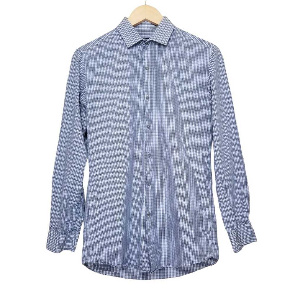 Bar Iii Blue Bar III Long Sleeve Button Shirt - M… - image 1