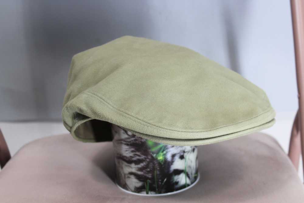 Barbour VINTAGE BARBOUR FLAT CAP OLIVE HAT - image 2