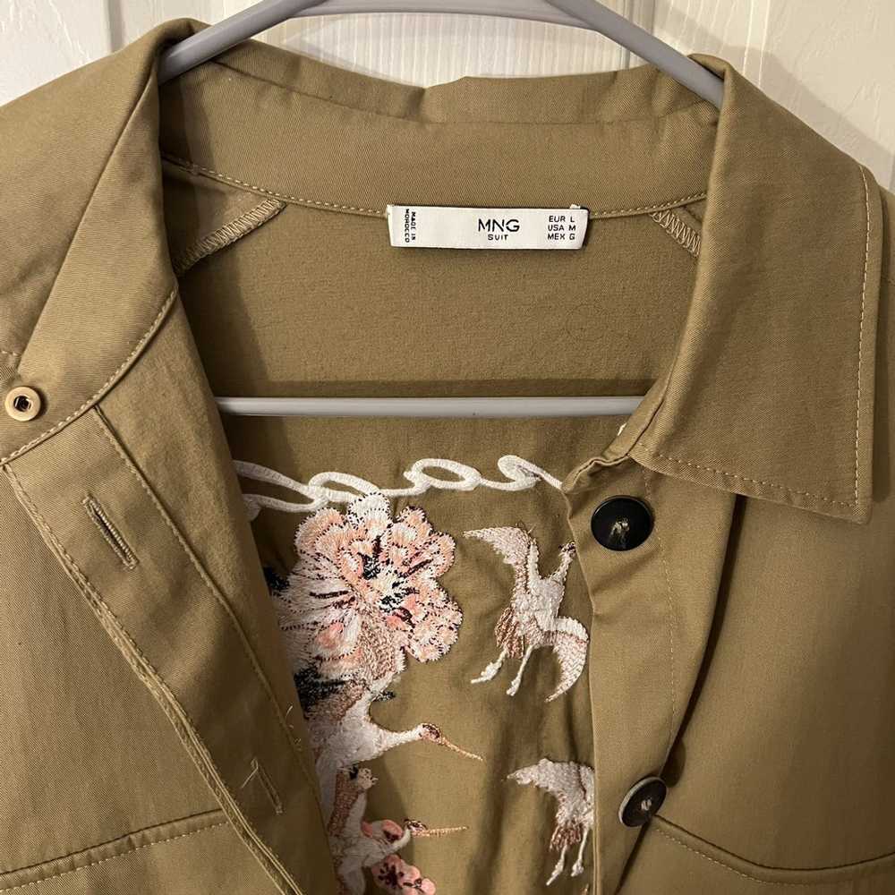 Other Beige wind coat with embroidery - image 2