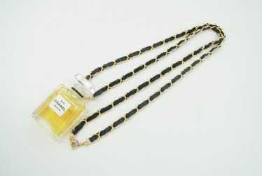 LANE CRAWFORD VINTAGE ACCESSORIES, Chanel Perfume Bottle Gold Tone Earrings, Women
