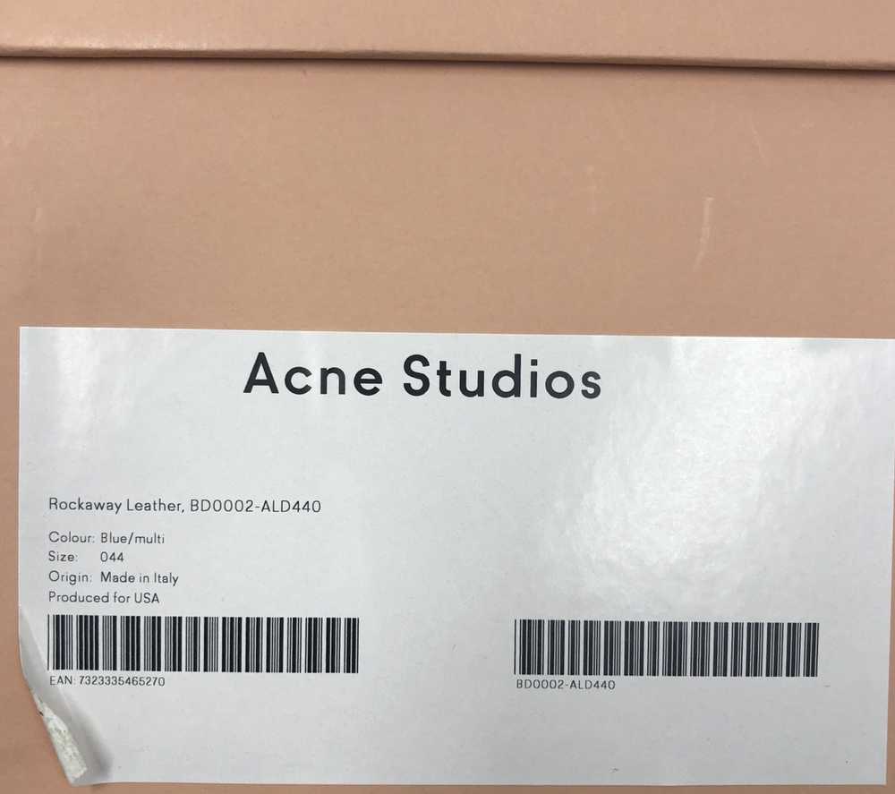 Acne Studios Rockaway Tan & Blue Technical Sneake… - image 6