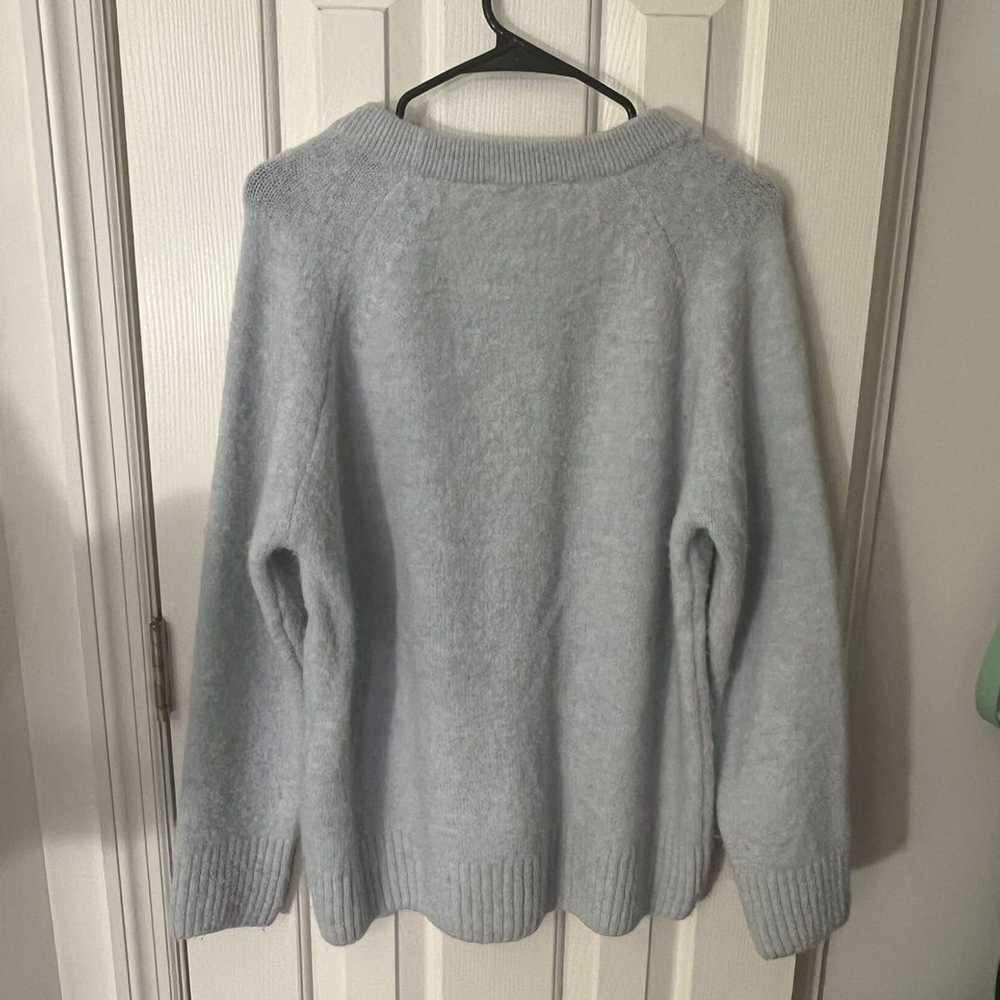 Maje Light blue oversized wool Maje sweater - image 2