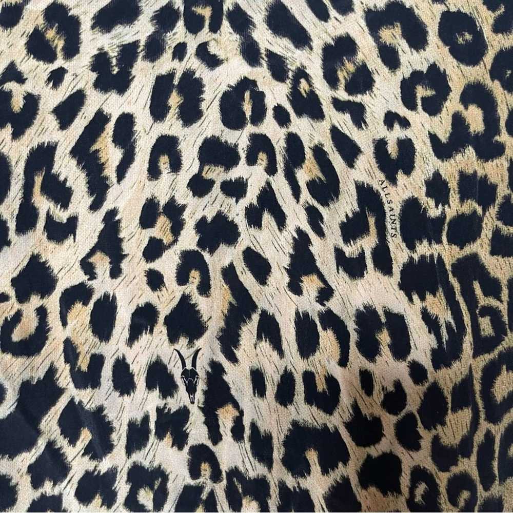 Allsaints Allsaints Fay Leopard Print Tie Waist m… - image 10