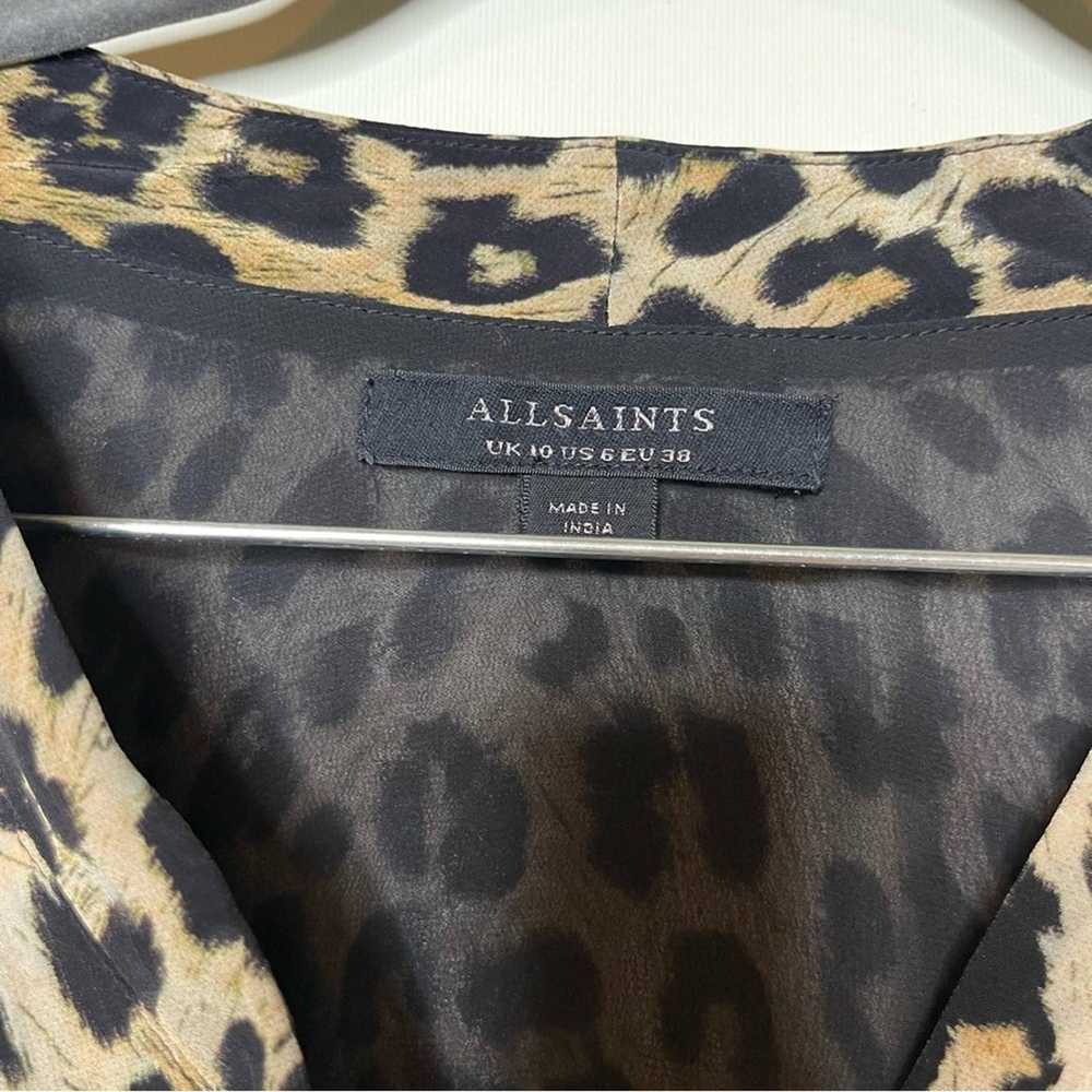 Allsaints Allsaints Fay Leopard Print Tie Waist m… - image 5