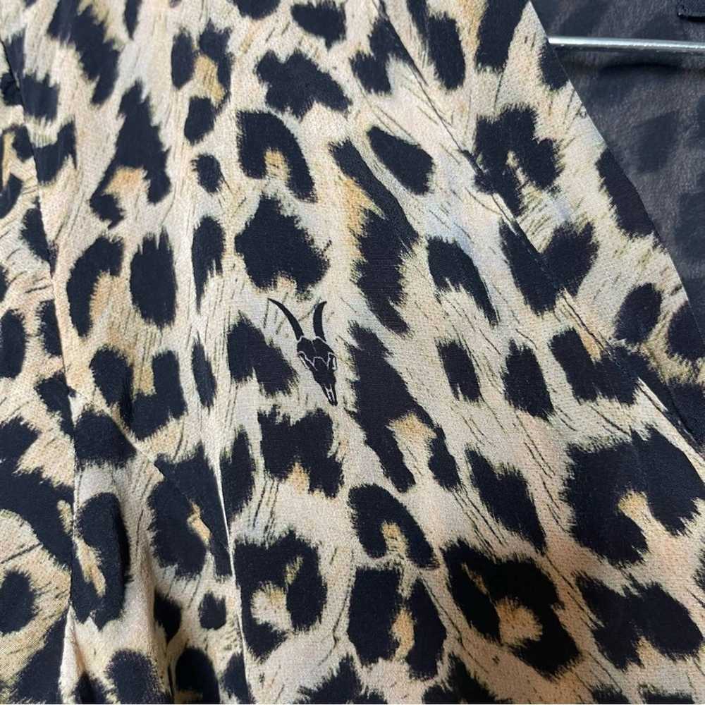 Allsaints Allsaints Fay Leopard Print Tie Waist m… - image 9