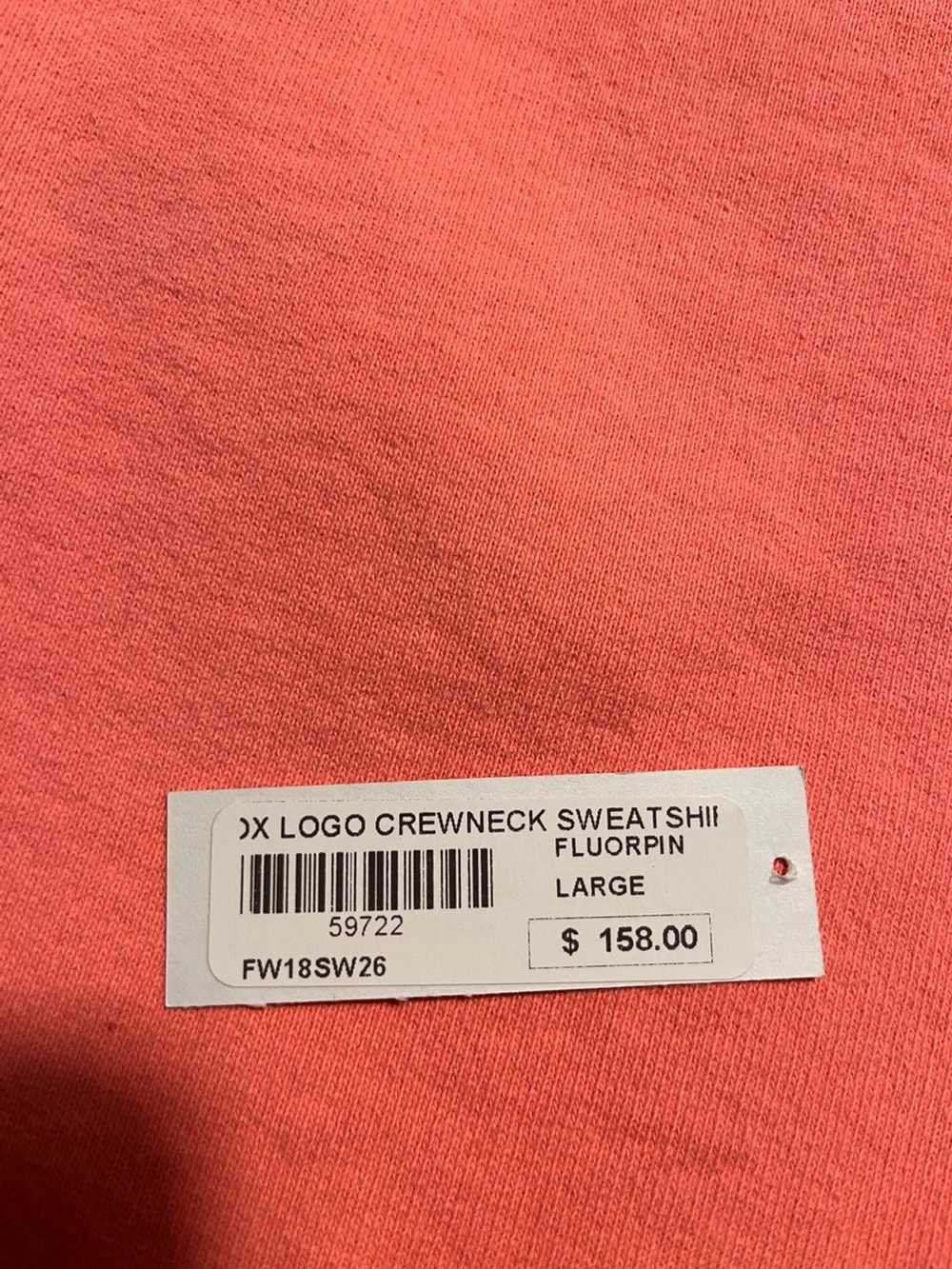 Supreme Supreme FW18 Box Logo Crewneck Fluorescen… - image 6