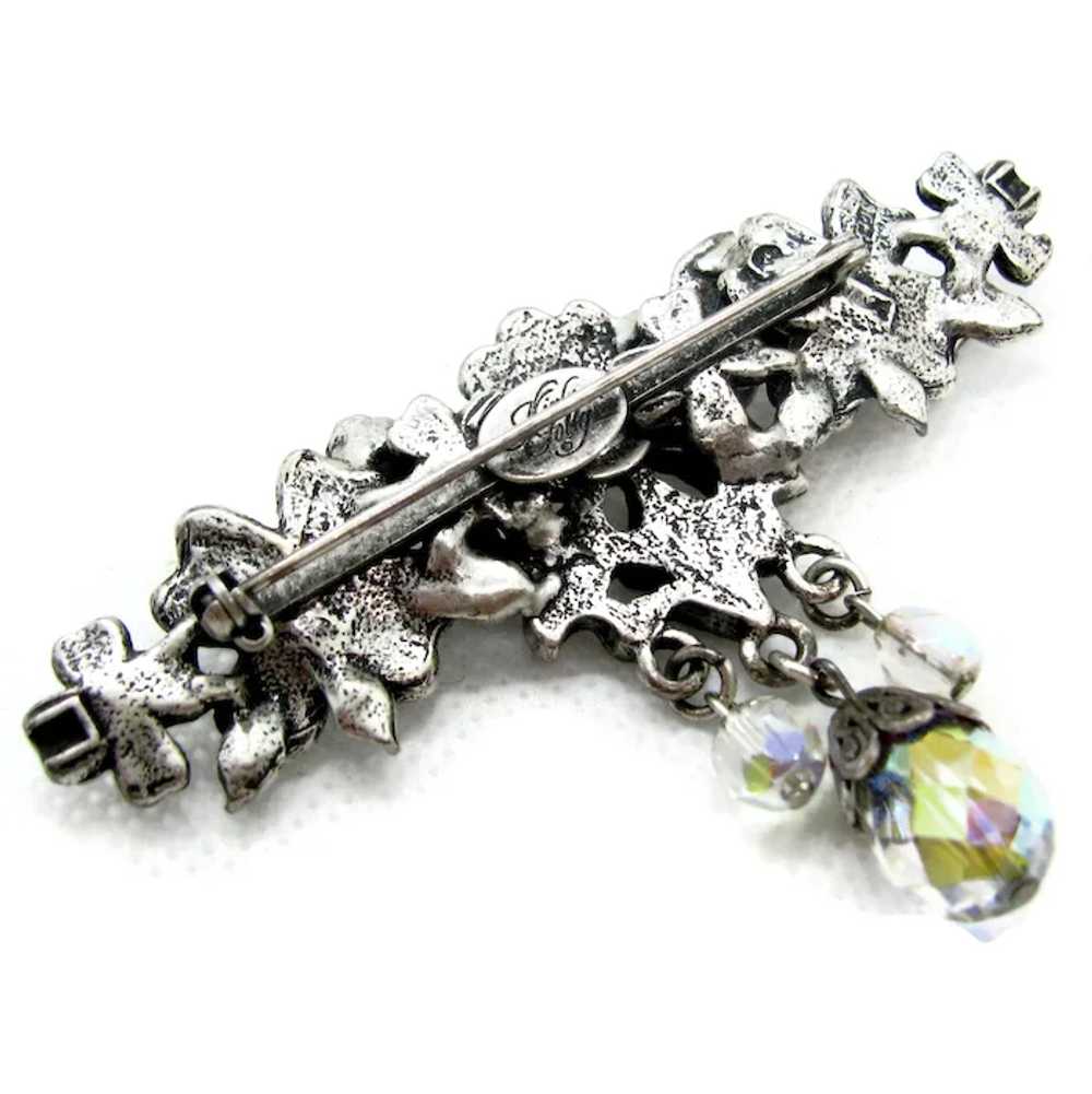 Kirk's Folly Dogwood Floral Silver Tone Pin Vinta… - image 3