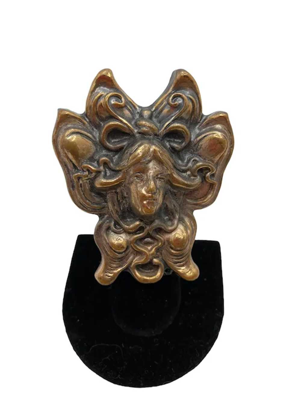Kim Craftsmen Art Nouveau Style Female Face State… - image 3
