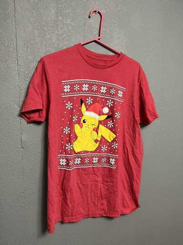 Pokemon Pokémon Pikachu Christmas Themed Shirt