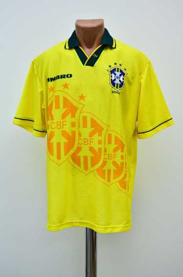 Umbro BRAZIL 1994/1995 HOME FOOTBALL SHIRT JERSEY 